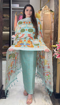 Pichwai print suit set