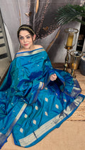 Katan-e-Banaras — Pure Katan Silk Suit in Heritage Minakari Weave