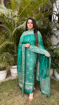 Pure organza silk with zari embroidery
