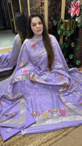 Viscose Georgette Suit with Minakari Weaves