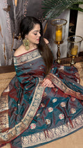 From the Looms of Banaras — Pure Katan Silk Heritage Suit
