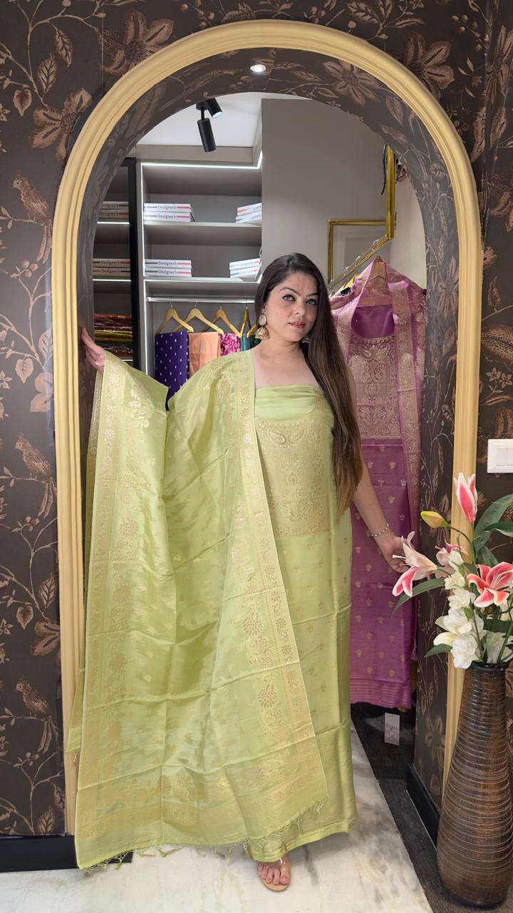 Semi Tissue Silk Suit
