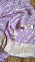 Simply Banarasi – Pure Chanderi Silk Suit with Banarasi Cotton Bottom