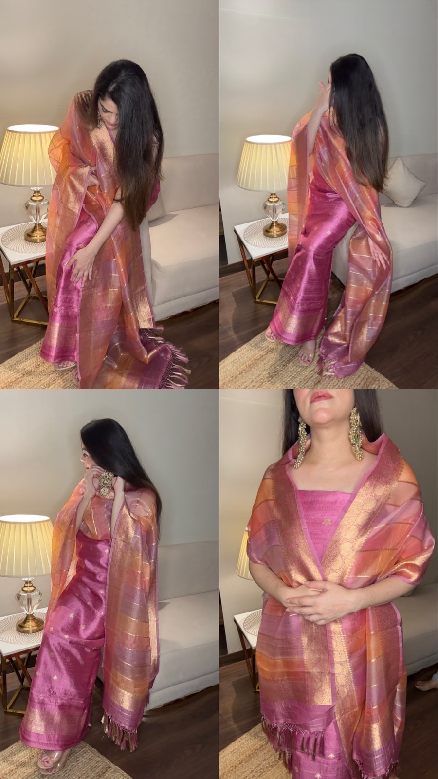 Pure Raw Silk Suit with Kora Silk Rangkat Dupatta – A Look That Feels Like First Love