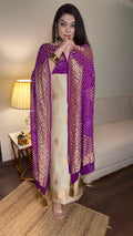 Handcrafted Pure Silk Unstitched Suit Set with Artisanal Dupatta | Heritage Collection