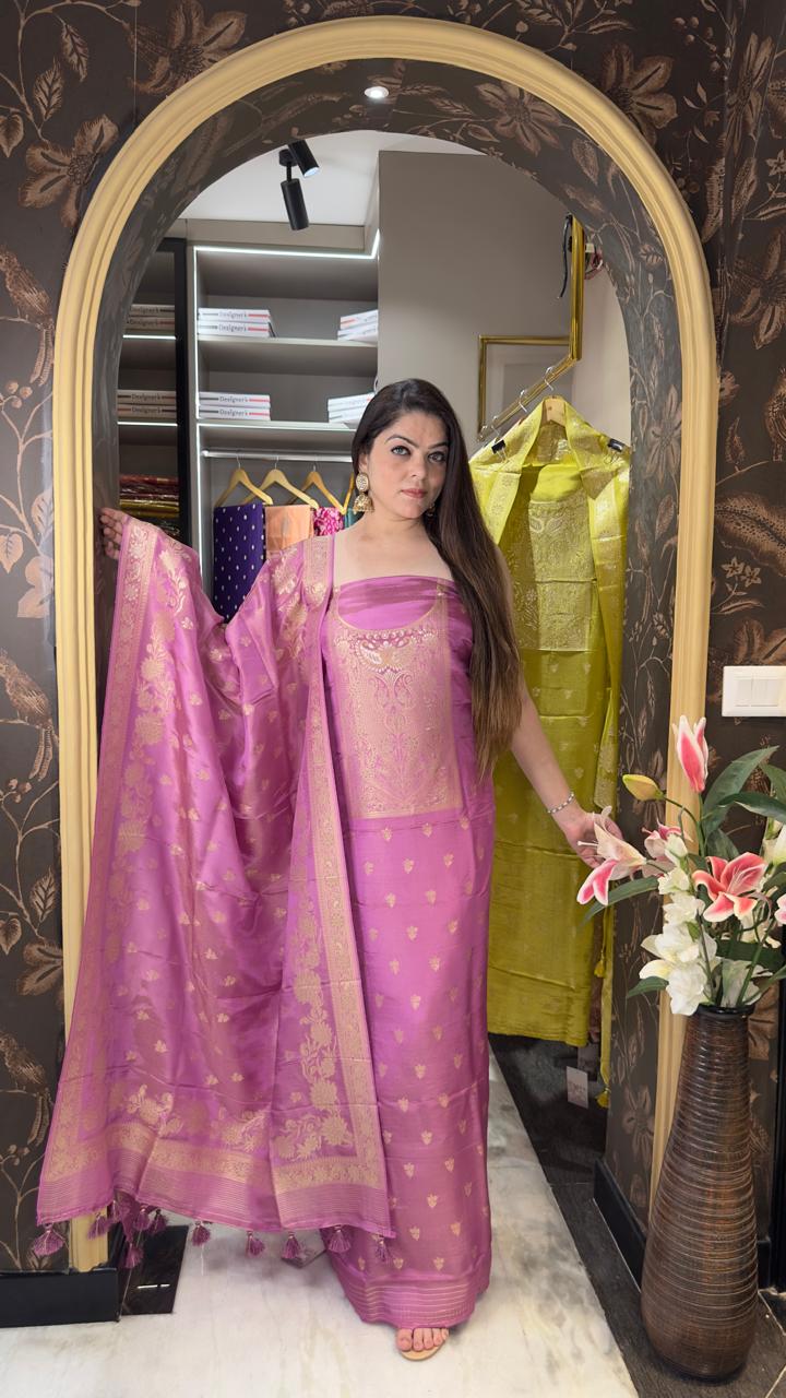 Semi Tissue Silk Suit