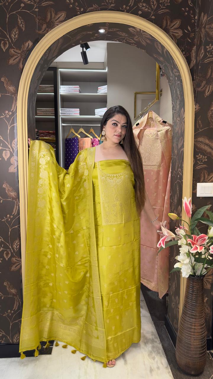 Semi Tissue Silk Suit