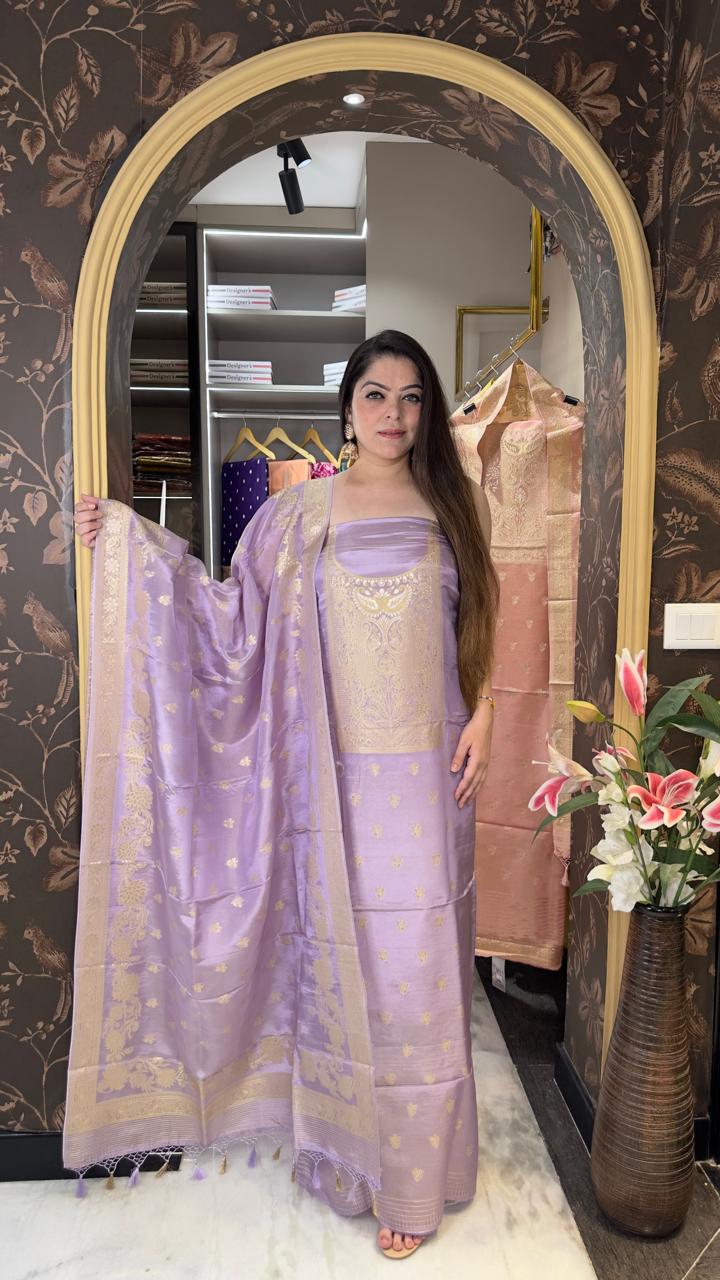 Semi Tissue Silk Suit